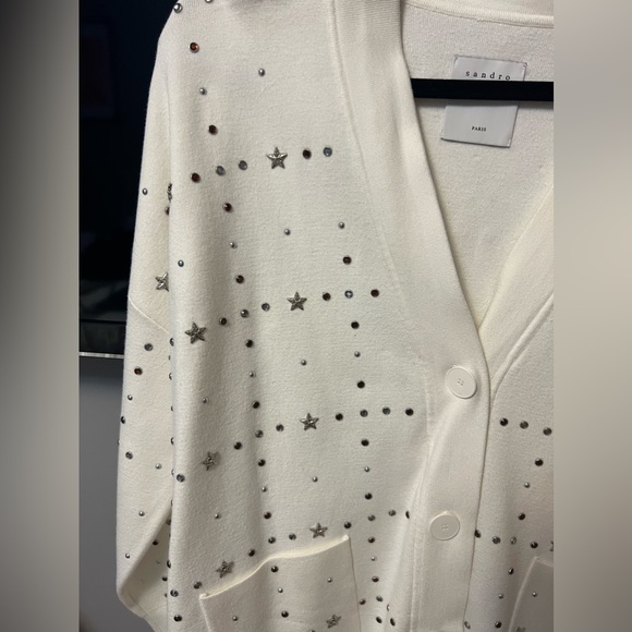 Sandro cardigan off white - Picture 2 of 5